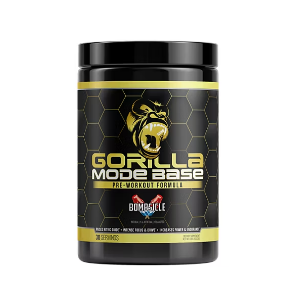 Gorilla Mode Base Pre Workout, Intense Focus & Drive Endurance, Incredible Taste 30 sers - Ultimate Sup Singapore