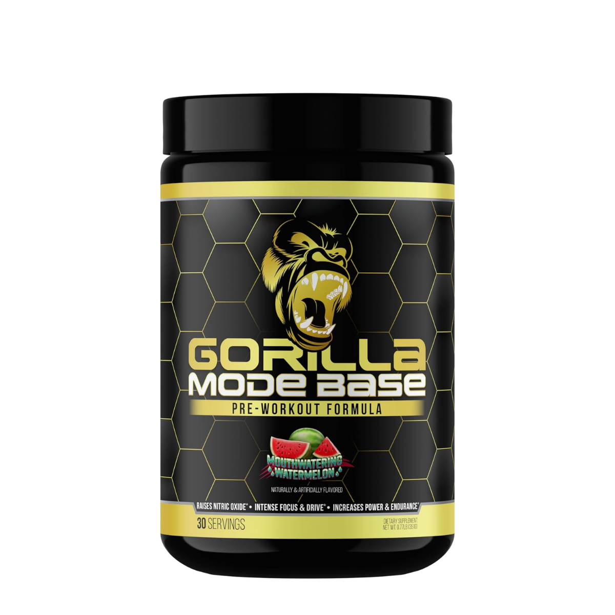 Gorilla Mode Base Pre Workout, Intense Focus & Drive Endurance, Incredible Taste 30 sers - Ultimate Sup Singapore