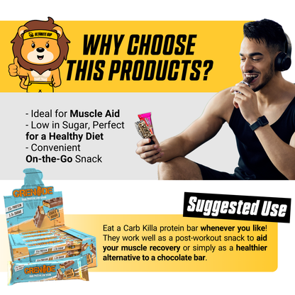 Grenade, Carb Killa Protein Bar, 12 packs - Ultimate Sup Singapore