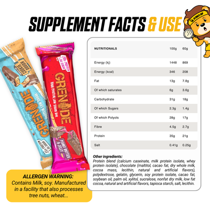 Grenade, Carb Killa Protein Bar, 12 packs - Ultimate Sup Singapore