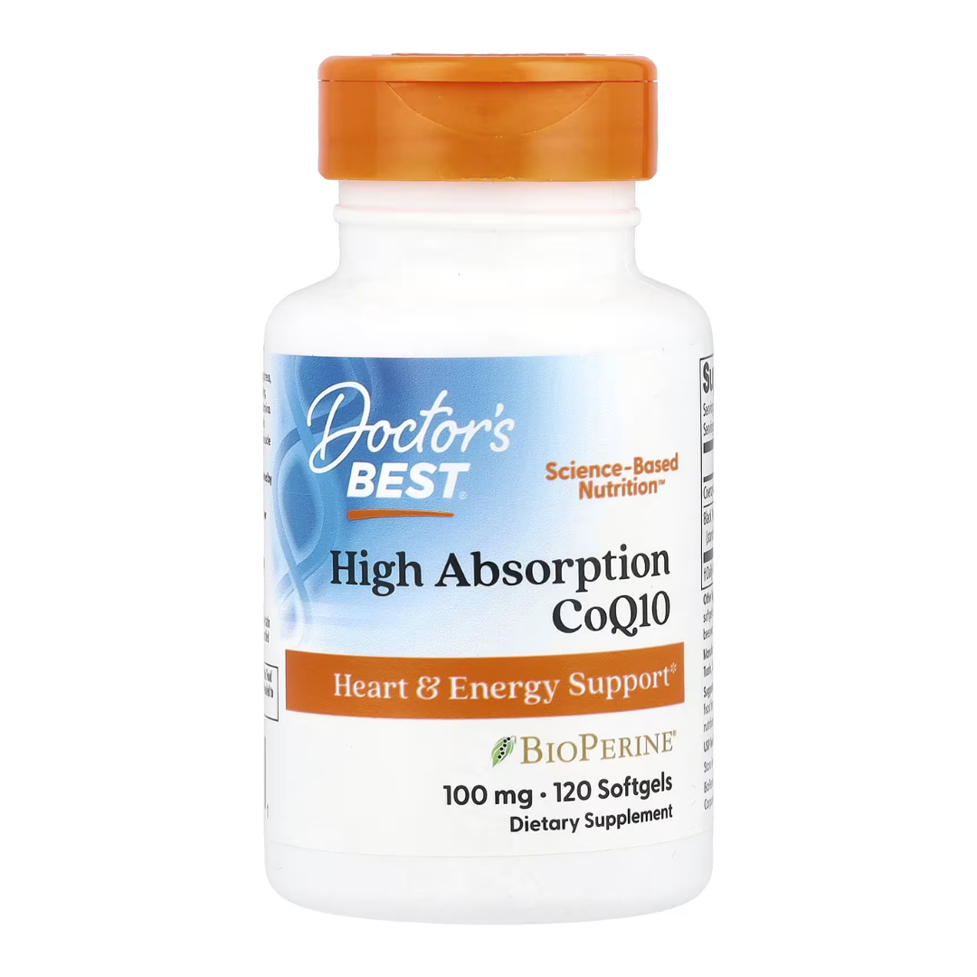 Doctor's Best, High Absorption CoQ10 With BioPerine, Support Heart & Energy, 90-360 Softgels - Ultimate Sup Singapore