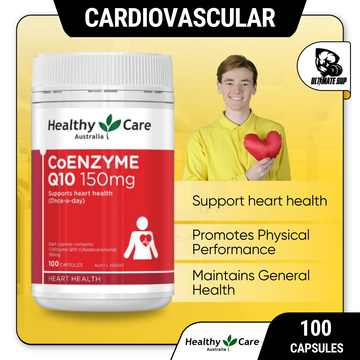 Healthy Care, CoEnzyme Q10 150mg, 100 Capsules - Ultimate Sup Singapore