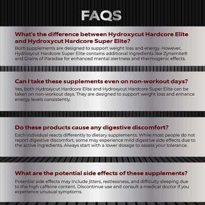 Hydroxycut, Hardcore Elite, 110-120 Caps - Ultimate Sup Singapore