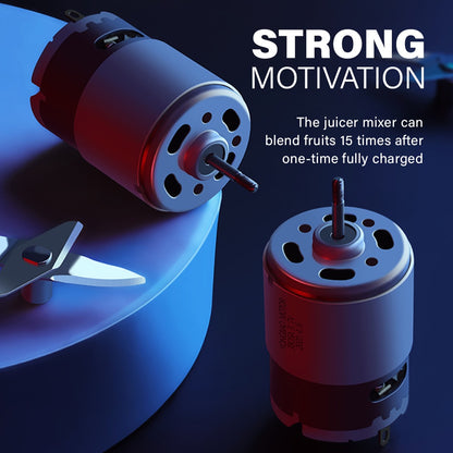 Hyundai Portable Automatic Blender Bottle | Personal Fruit Juicer | Protein Shaker 4 Blades 400ml - Ultimate Sup Singapore