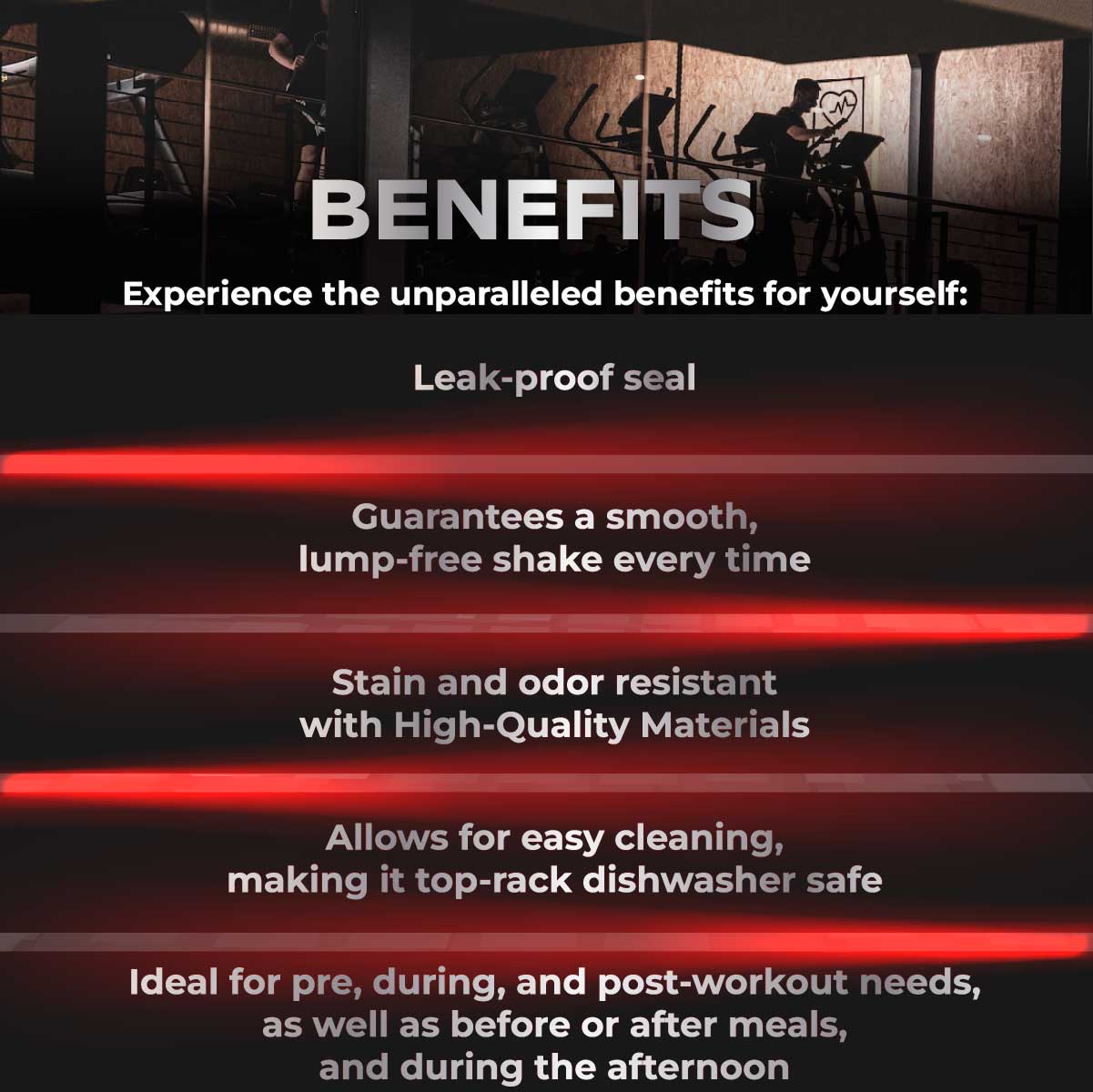 JNX Sports, Shaker Bottle, Full Black, 24 oz - Ultimate Sup Singapore