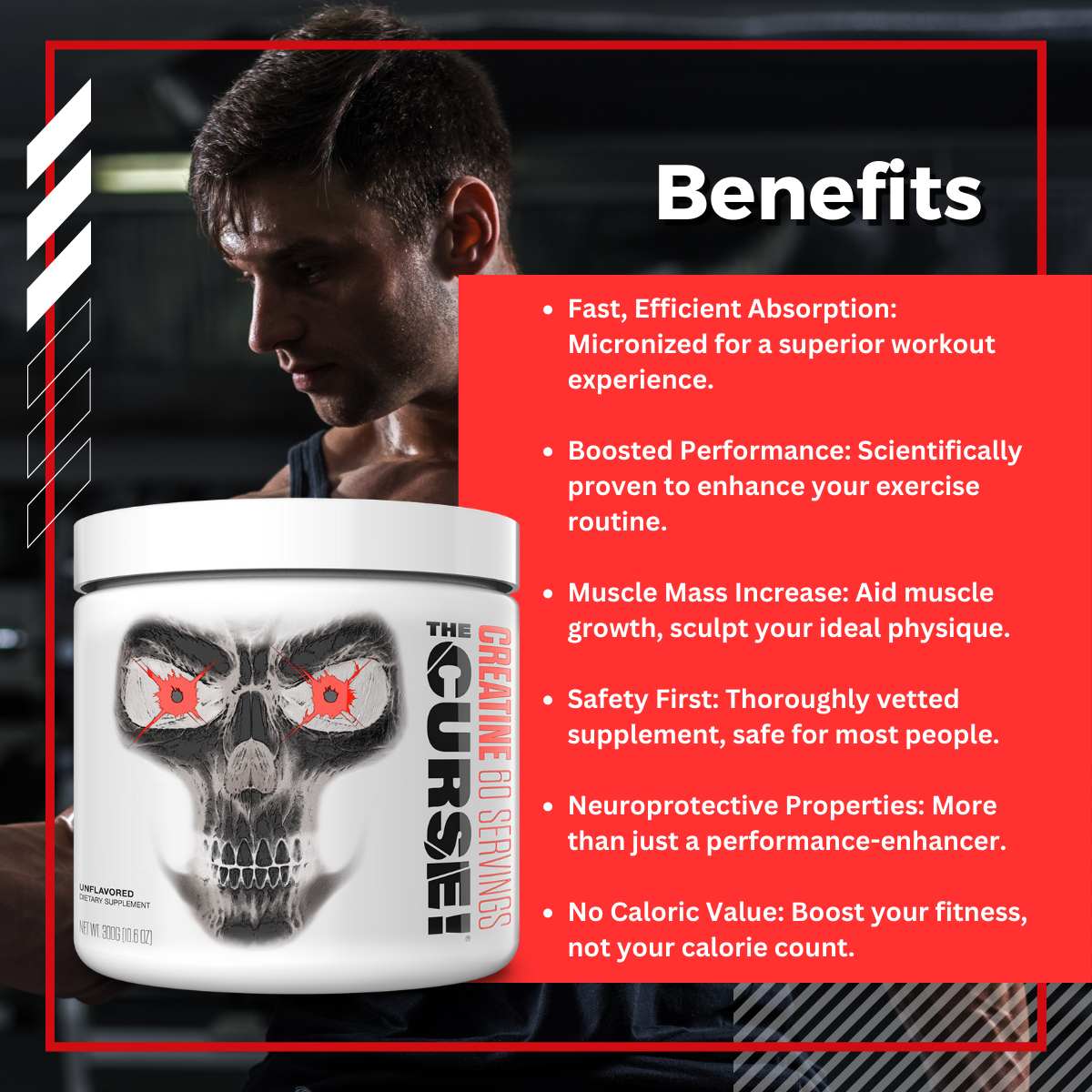 JNX Sports, The Curse! Micronized Creatine Monohydrate - Ultimate Sup Singapore