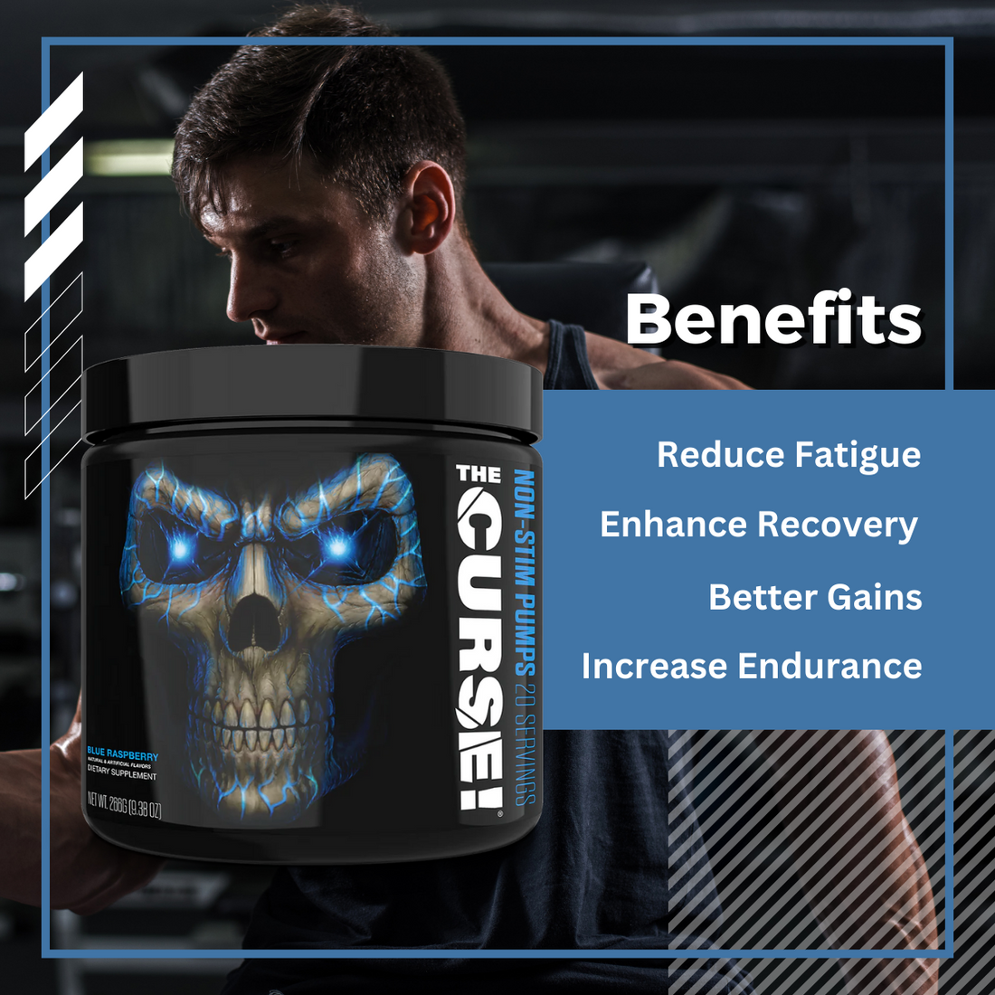 JNX Sports, The Curse Non-Stim Pumps, 266g - Ultimate Sup Singapore