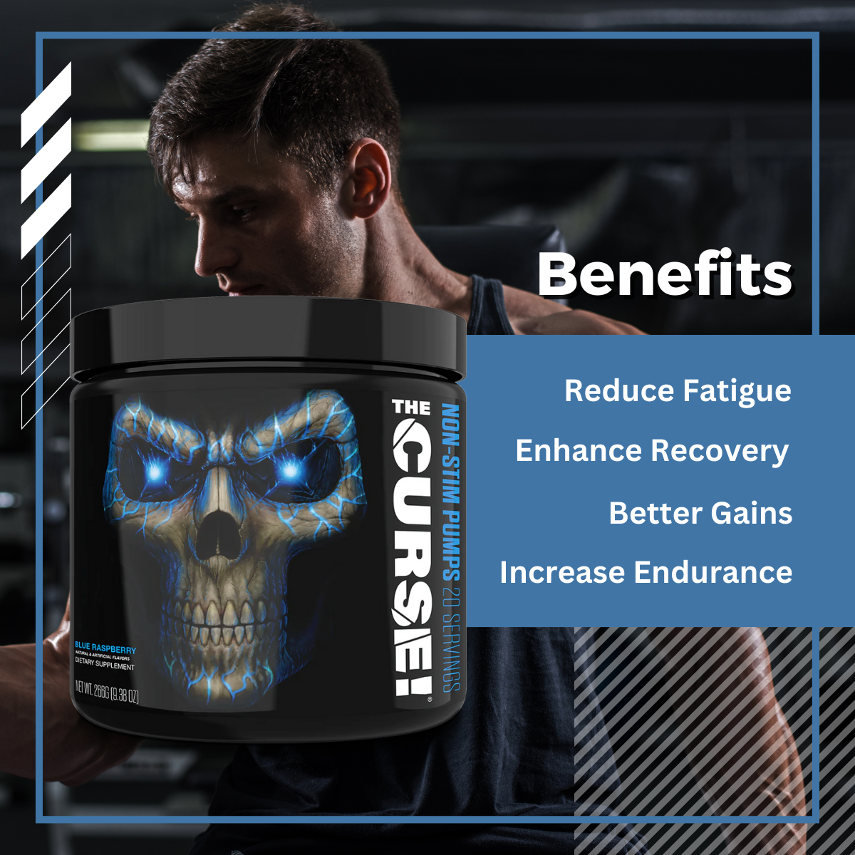 JNX Sports, The Curse Non-Stim Pumps, 266g - Ultimate Sup Singapore