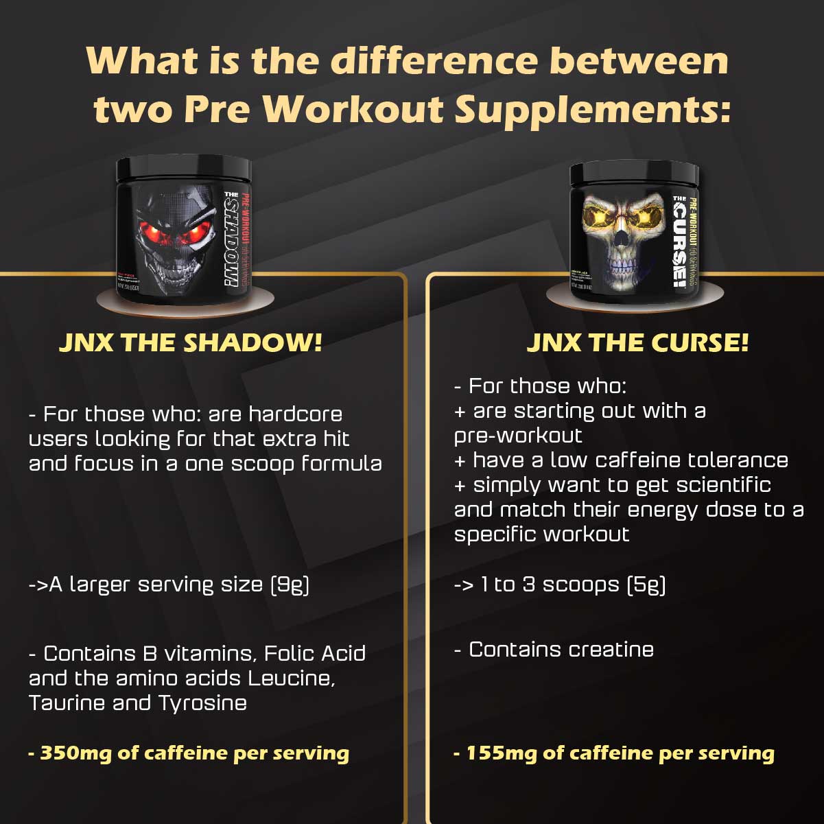 JNX Sports, The Curse Pre-Workout 20-50 sers - Ultimate Sup Singapore
