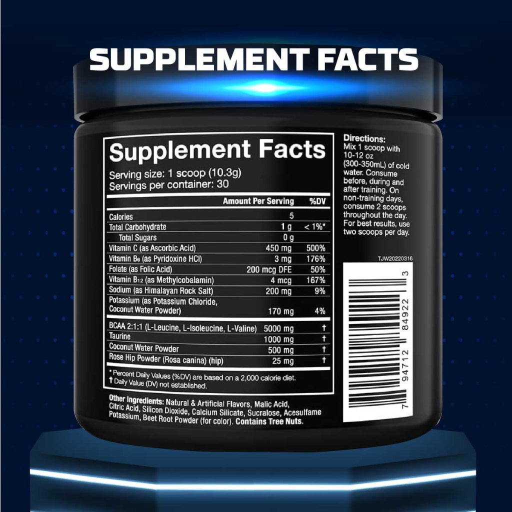 JNX Sports, The Jinx!, Hydra BCAA+, 30 Servings - Ultimate Sup Singapore