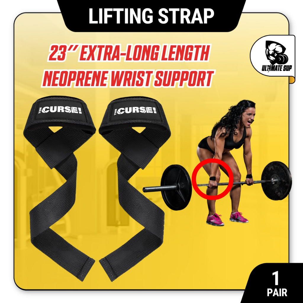 JNX The Curse, Lifting Straps, Neoprene Wrist, Support Weightlifting, Powerlifting Straps for Deadlifts, Rows and Gym - Ultimate Sup Singapore