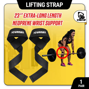 JNX The Curse, Lifting Straps, Neoprene Wrist, Support Weightlifting, Powerlifting Straps for Deadlifts, Rows and Gym - Ultimate Sup Singapore