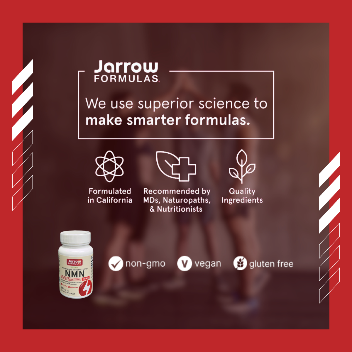 Jarrow Formulas, NMN (Nicotinamide Mononucleotide), 125 mg, 60 Tablets - Ultimate Sup Singapore