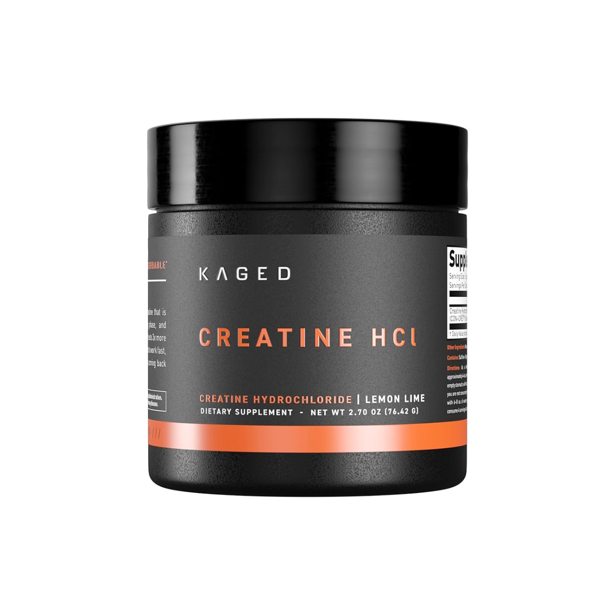 Kaged, Creatine HCl, Unflavored, 1.98 oz (56.25 g)