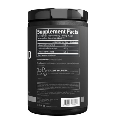 Kaged BCAA 2:1:1, Third Party Tested by Informed Choice, 98% Purity, Unflavored, 400g - Ultimate Sup Singapore