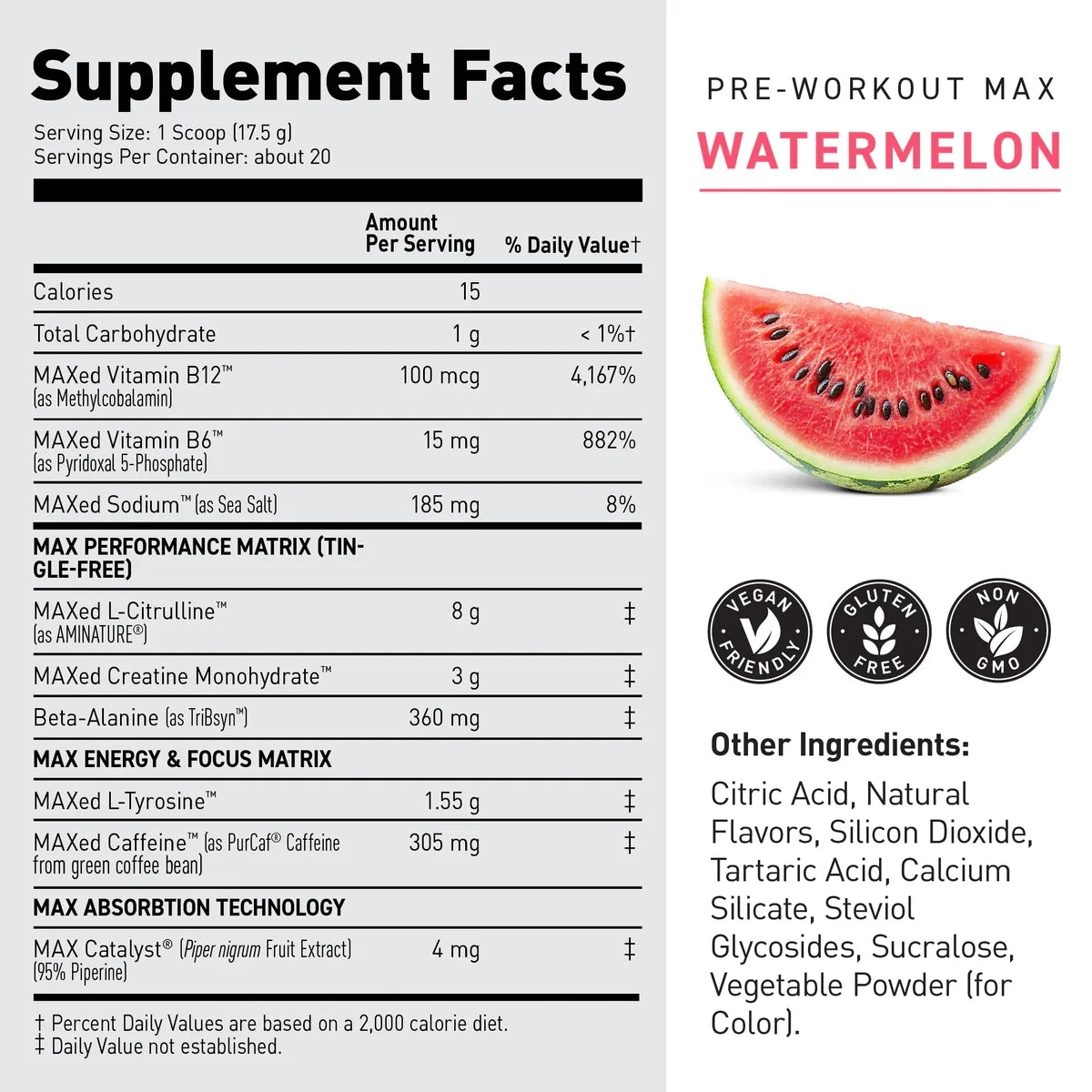 Kaged Pre-Workout Max, High-Absorption Technology, Maximal Pumps, Tingle-Free 20 servings - Ultimate Sup Singapore