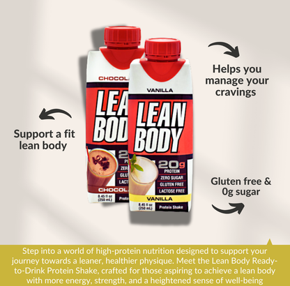 Labrada, Lean Body Ready-to-Drink Protein Shake, 8.5oz - Ultimate Sup Singapore