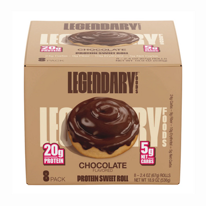 Legendary Foods, Protein Sweet Roll, Various Flavors, 67 g, 3-8 pcs - Ultimate Sup Singapore