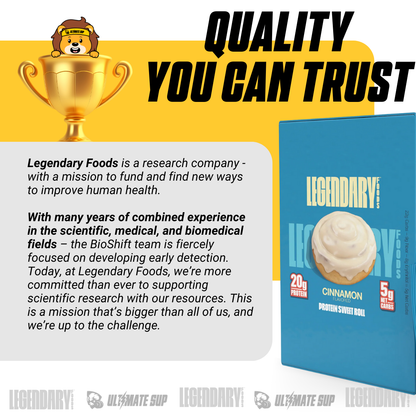 Legendary Foods, Protein Sweet Roll, Various Flavors, 67 g, 3-8 pcs - Ultimate Sup Singapore