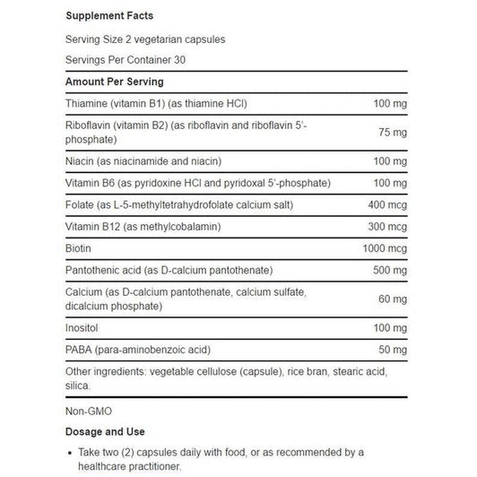 Life Extension, BioActive Complete B-Complex, 60 Caps - Ultimate Sup Singapore