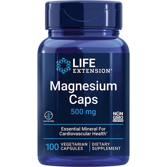 Life Extension, Magnesium Supplement, 500 mg, 100 Vegetarian Capsules - Ultimate Sup Singapore