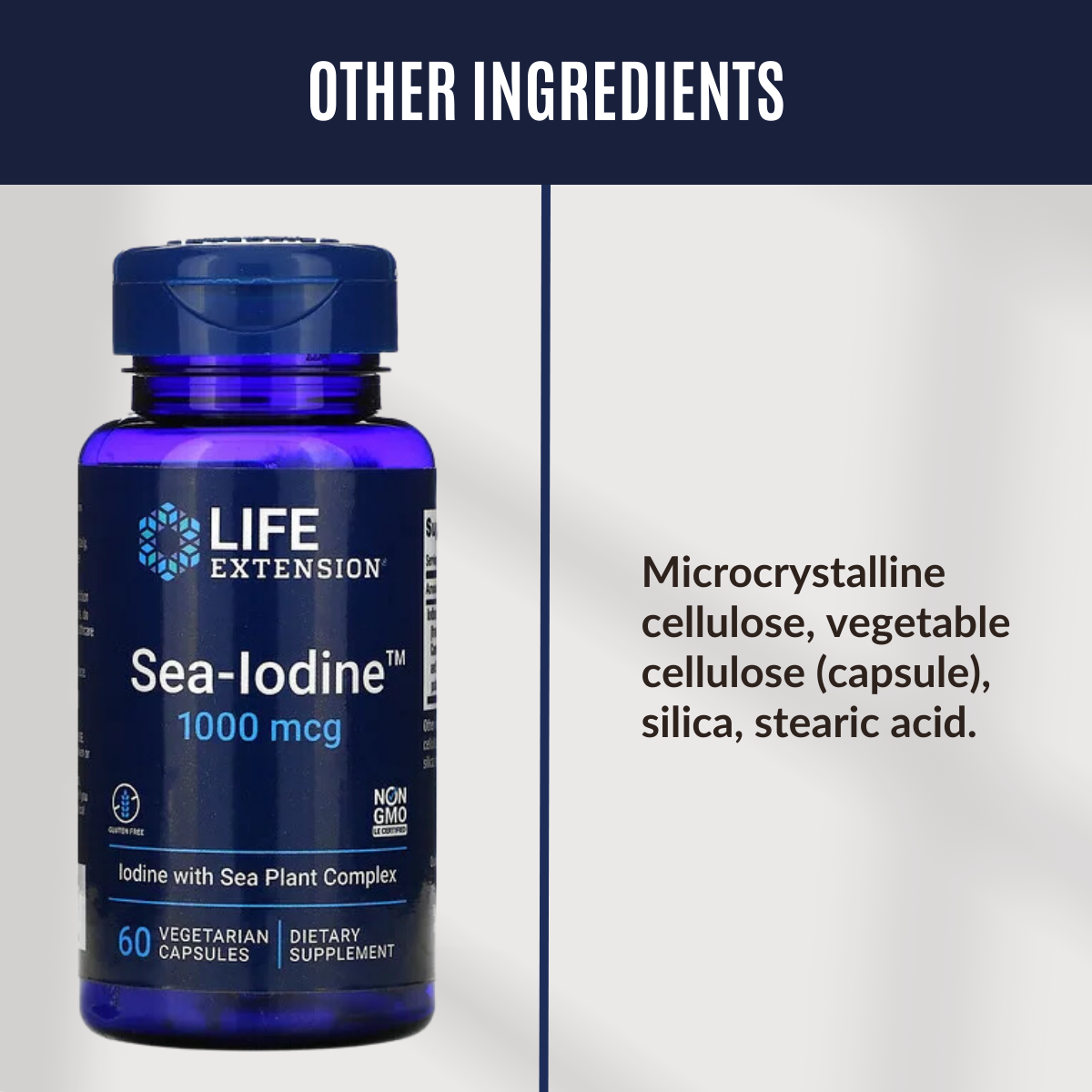 Life Extension, Sea-Iodine, 1,000 mcg, 60 Vegetarian Capsules - Ultimate Sup Singapore
