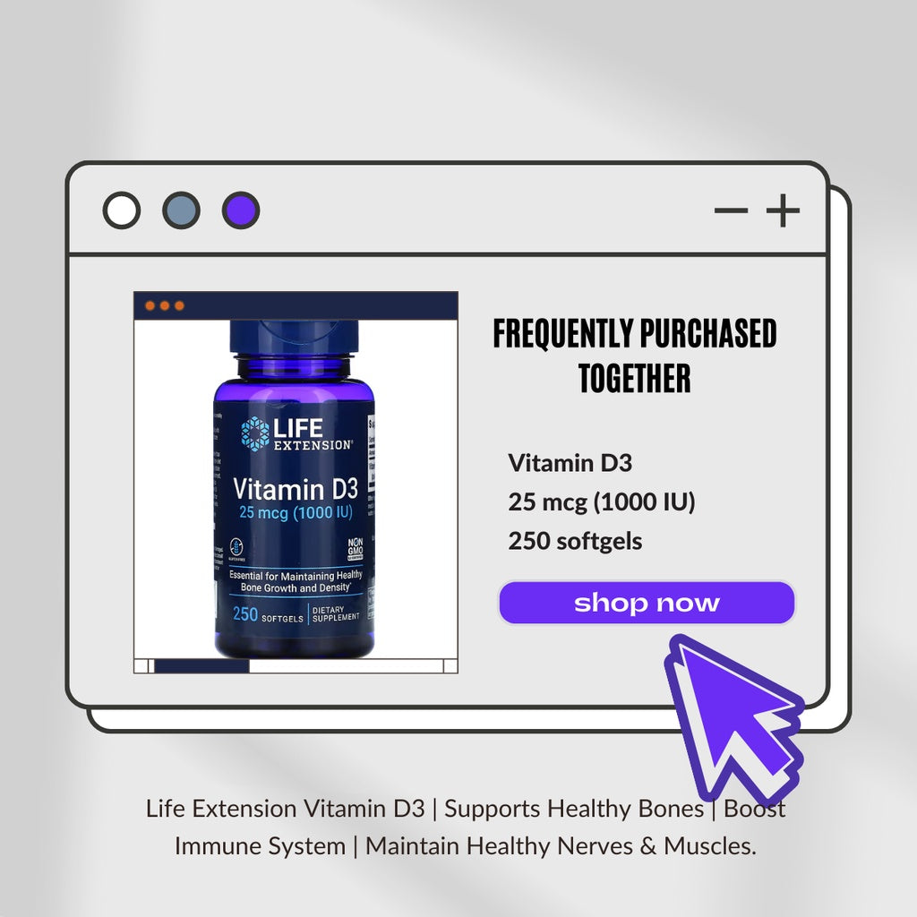 Life Extension, Vitamin D3, 60-250 Softgels - Ultimate Sup Singapore