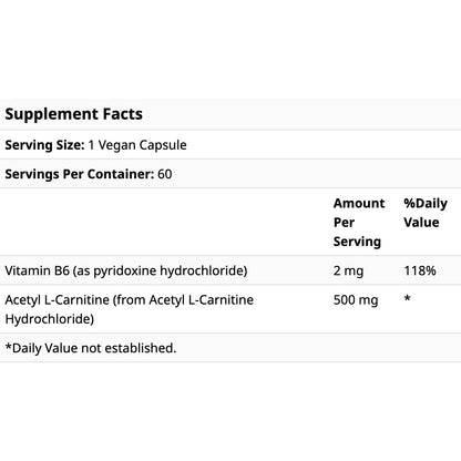 MRM, Nutrition, Acetyl L-Carnitine, 60 Vegan Capsules - Ultimate Sup Singapore