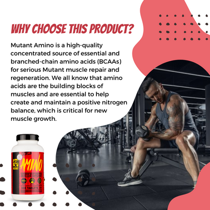 MUTANT, AMINO, 300-600 Tablets - Ultimate Sup Singapore