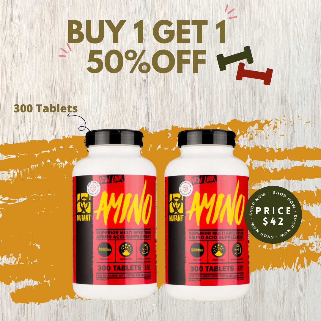 MUTANT, AMINO, 300-600 Tablets - Ultimate Sup Singapore