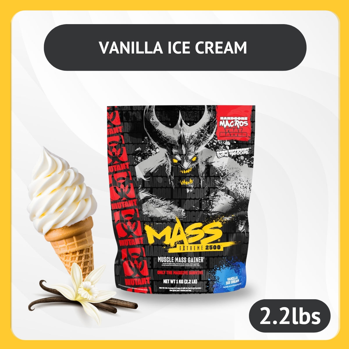 Mutant, Mass Extreme 2500, 6-20 lbs