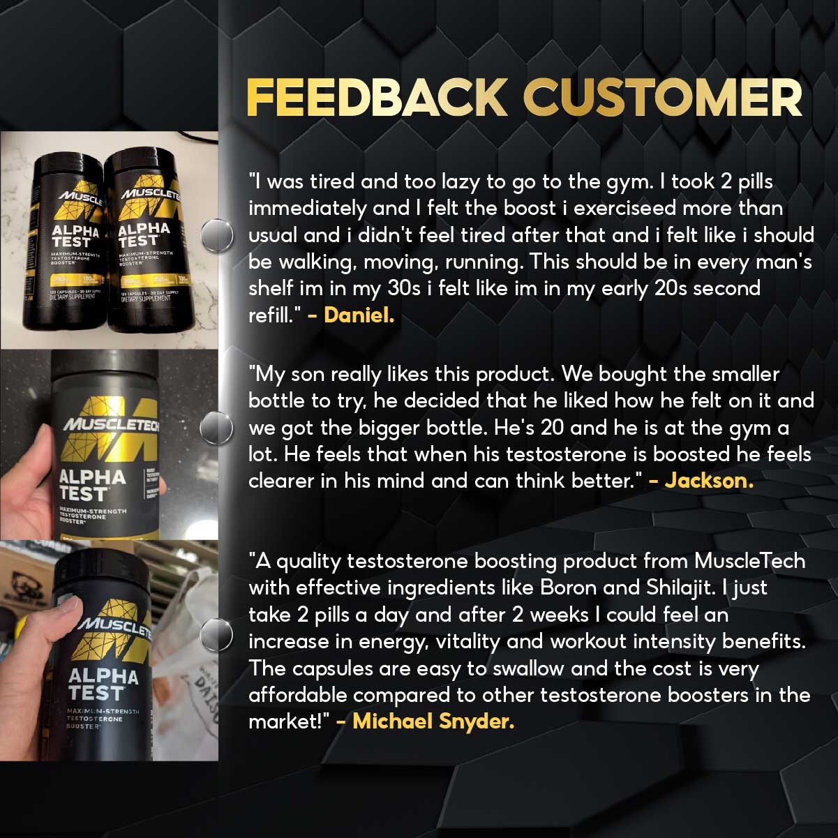 MuscleTech, Alpha Test Boost, 240 Capsules - Ultimate Sup Singapore