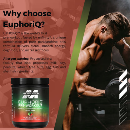 MuscleTech, EuphoriQ Pre Workout, 11.99 oz (340 g) - Ultimate Sup Singapore