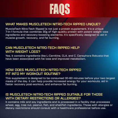 MuscleTech, Nitro Tech Ripped Protein 2-4 lbs - Ultimate Sup Singapore