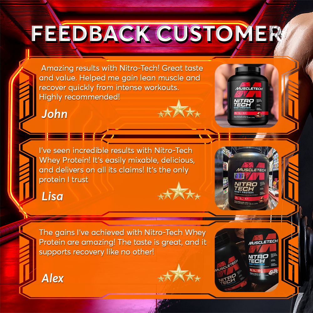 MuscleTech, NitroTech Whey Protein, 2-4lbs - Ultimate Sup Singapore