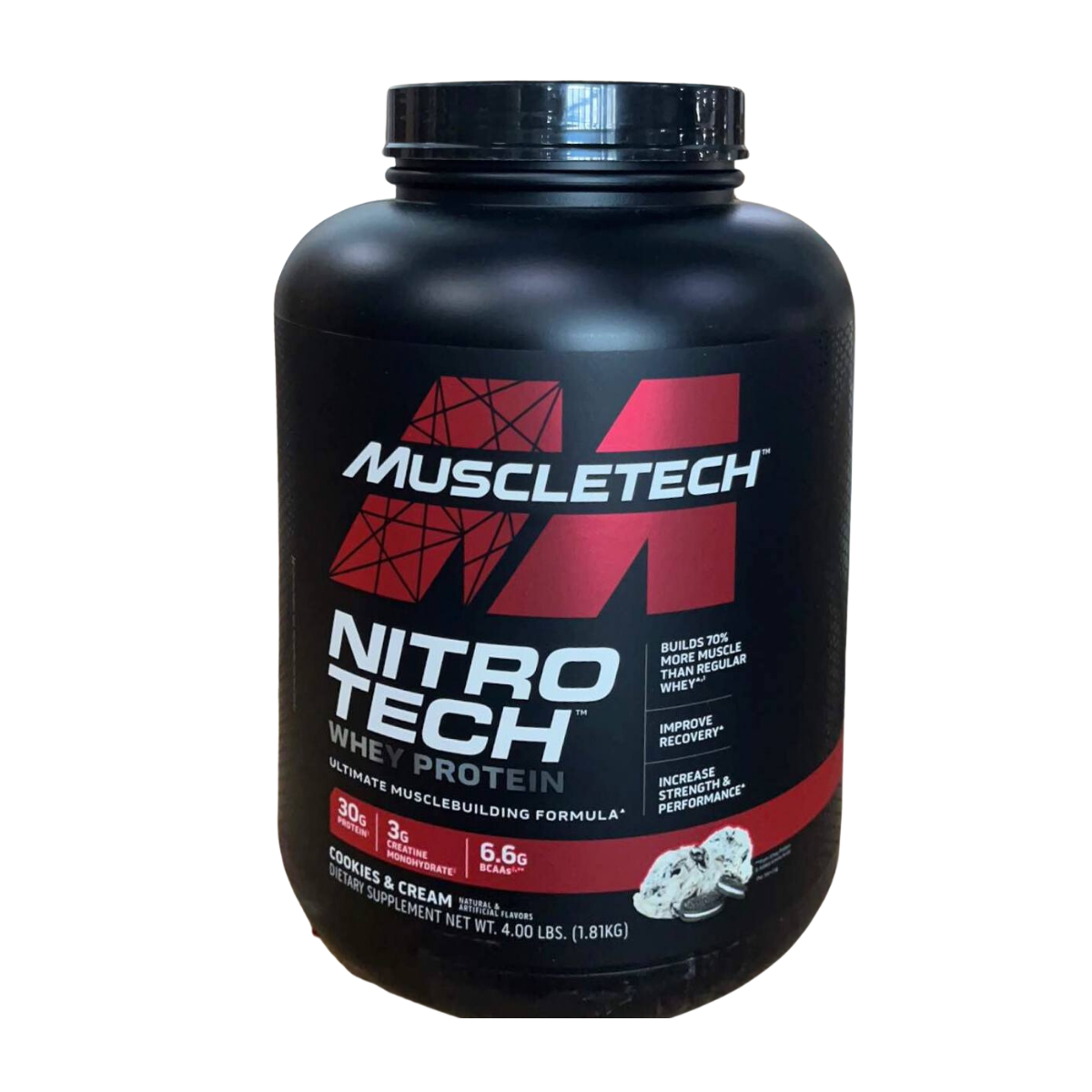 MuscleTech, NitroTech Whey Protein, 2-4lbs - Ultimate Sup Singapore