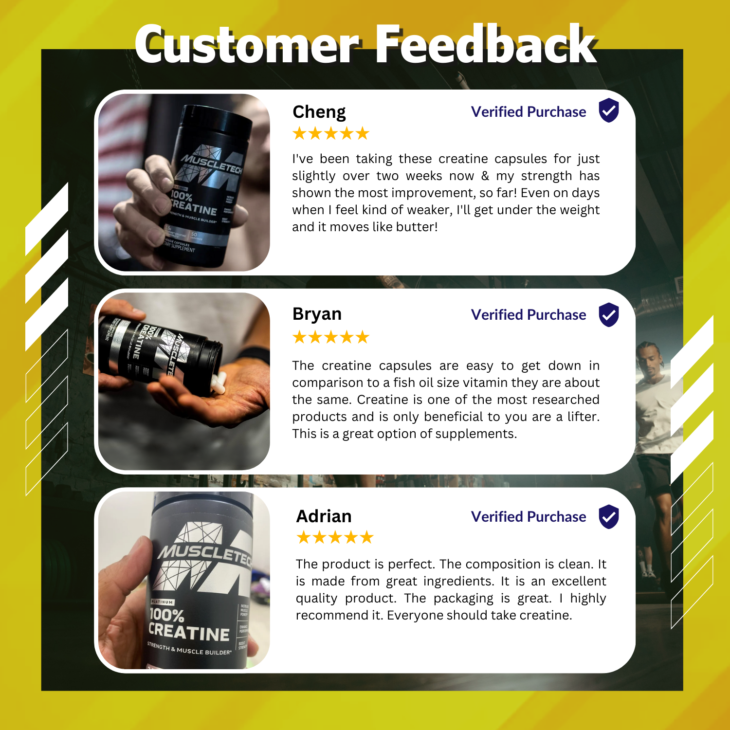 MuscleTech, Platinum 100% Creatine, Strength & Muscle Builder, 100 Veggie Capsules - Ultimate Sup Singapore