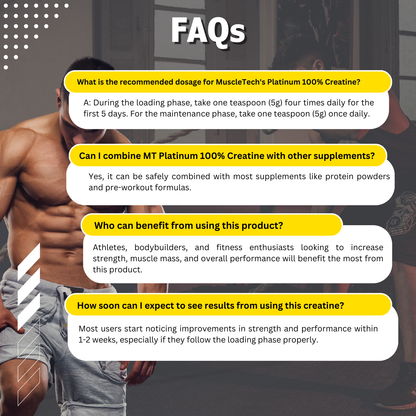 MuscleTech, Platinum 100% Creatine, Strength & Muscle Builder, 100 Veggie Capsules - Ultimate Sup Singapore