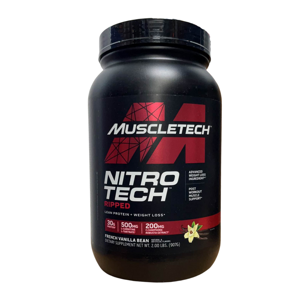 Muscletech, NitroTech, Ripped, Protein + Weight Loss Formula