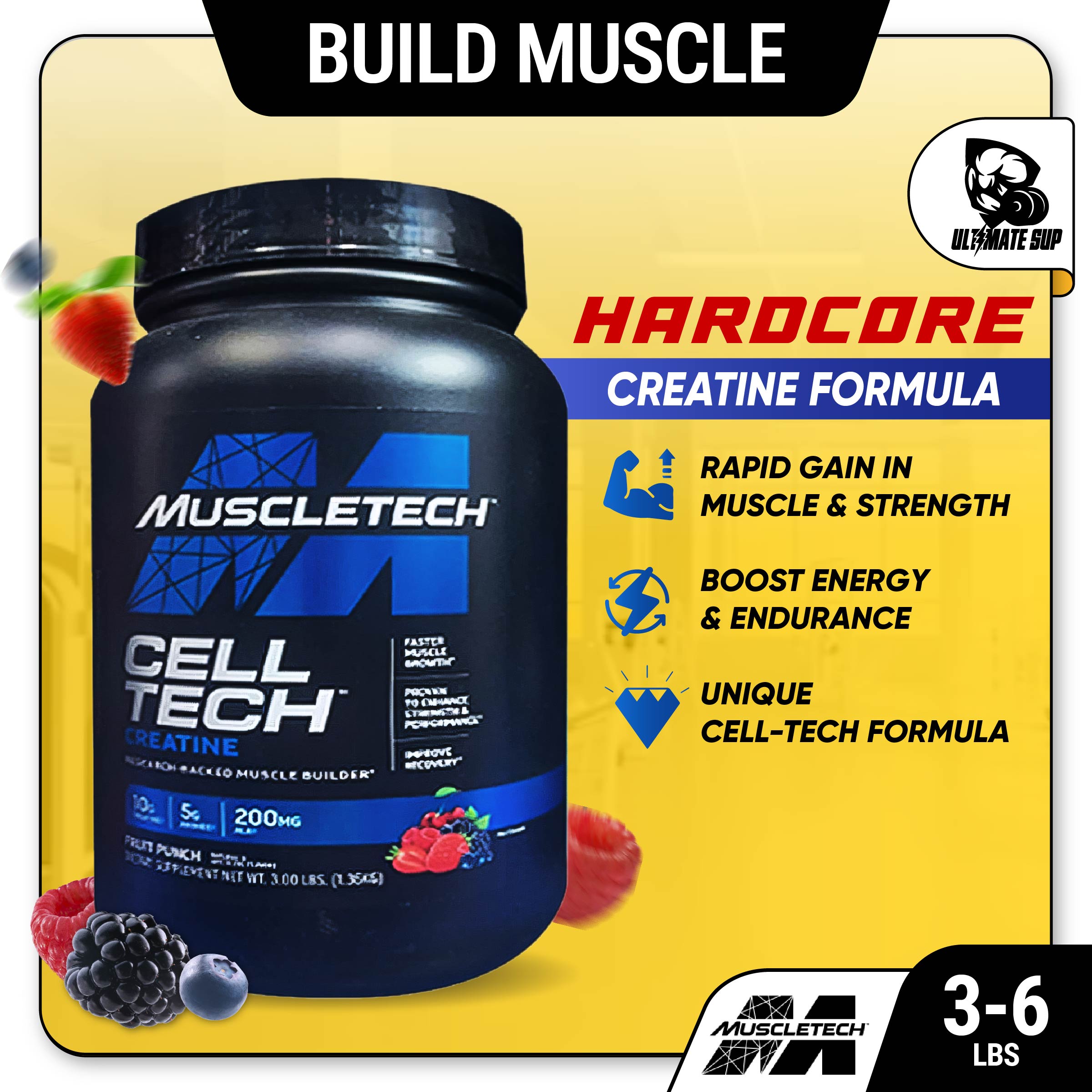 MuscleTech Cell Tech Performance Series, 3-6 lbs – Ultimate Sup