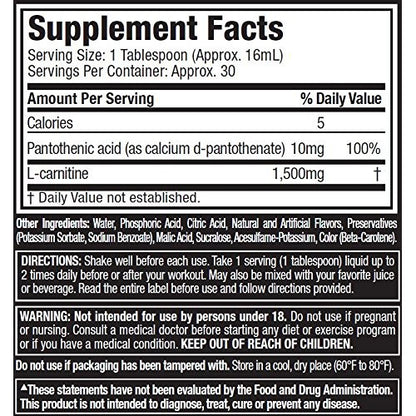 Muscletech, 100% L-Carnitine 1500, 473 ml - Ultimate Sup Singapore