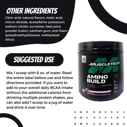 Muscletech, Amino Build, 593g - Ultimate Sup Singapore