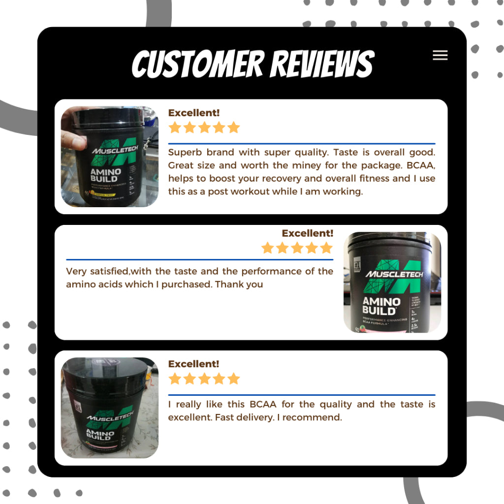 Muscletech, Amino Build, 593g - Ultimate Sup Singapore