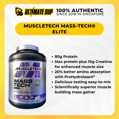 Muscletech, Elite Mass Tech, 6-7 lbs - Ultimate Sup Singapore