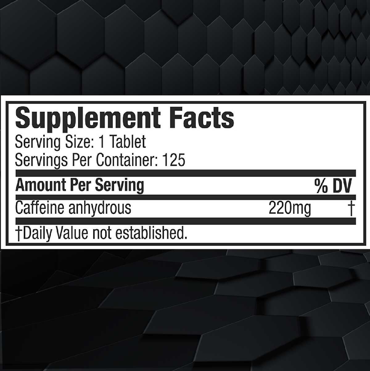 Muscletech Essential Series, Platinum 100% Caffeine, 125 Tabs - Ultimate Sup Singapore