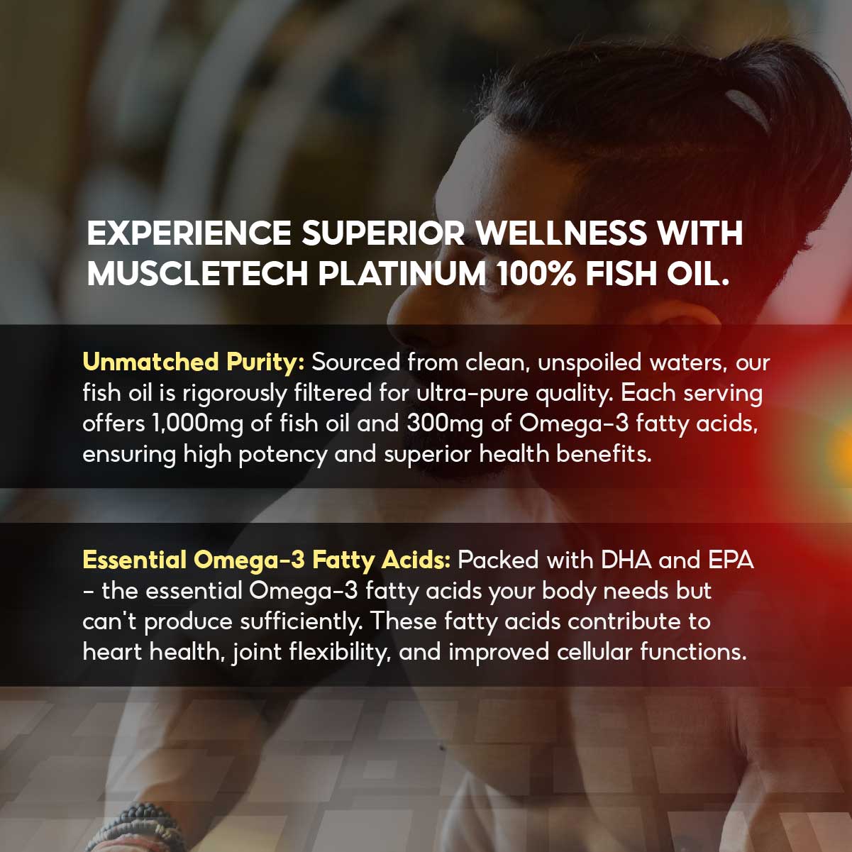 Muscletech Essential Series, Platinum 100% Omega Fish Oil, 100 Soft Gels - Ultimate Sup Singapore
