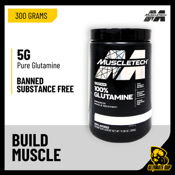 Muscletech, Platinum 100% Glutamine, 60 Sers - Ultimate Sup Singapore