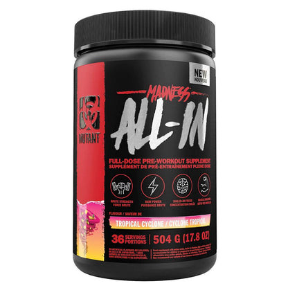 Mutant ALL IN, Stimulant Pre-workout, 500 grams - Ultimate Sup Singapore