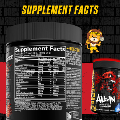 Mutant ALL IN, Stimulant Pre-workout, 500 grams - Ultimate Sup Singapore