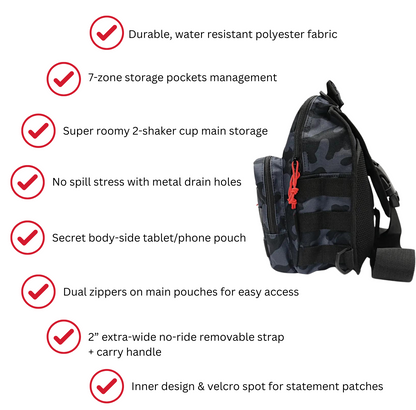 Mutant, ALPHA Gym Cross-Body Bag, 1pcs - Ultimate Sup Singapore